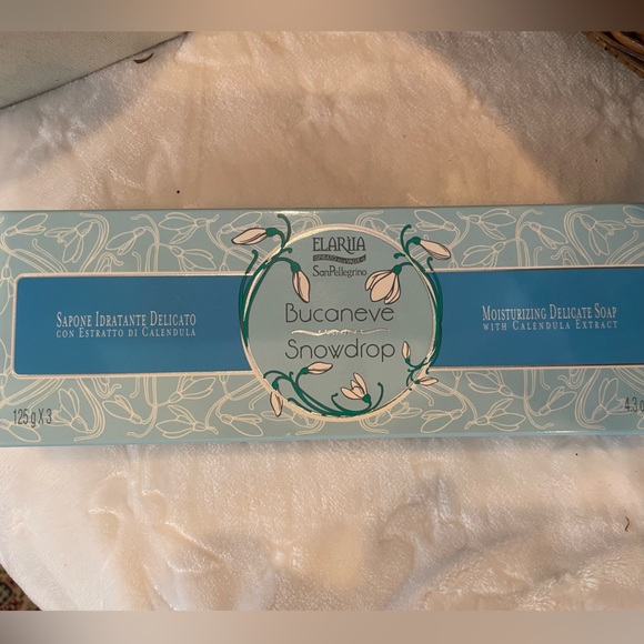 Perlier Elariia San Pellegrino Bucuneve Snowdrop 3 Pack Moisturizing Soap - Picture 5 of 5